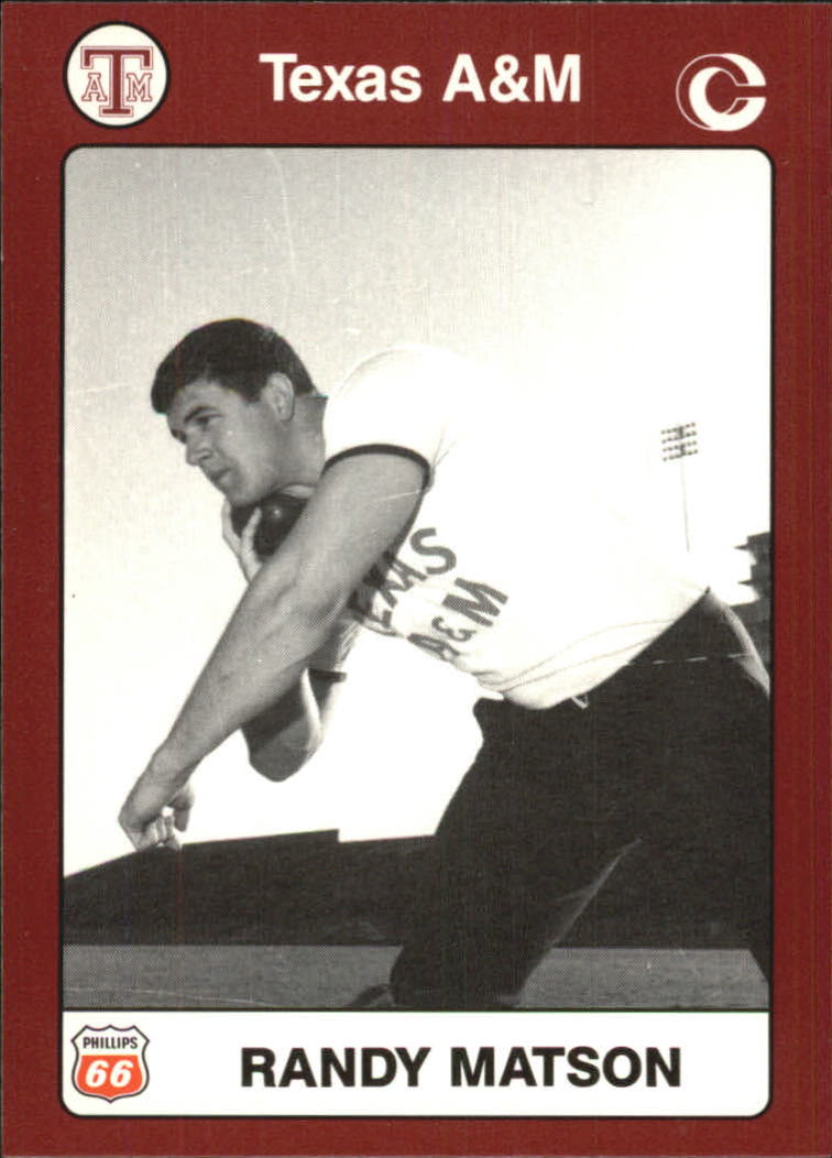 1991 Texas A&M Collegiate Collection #44 Randy Matson Track