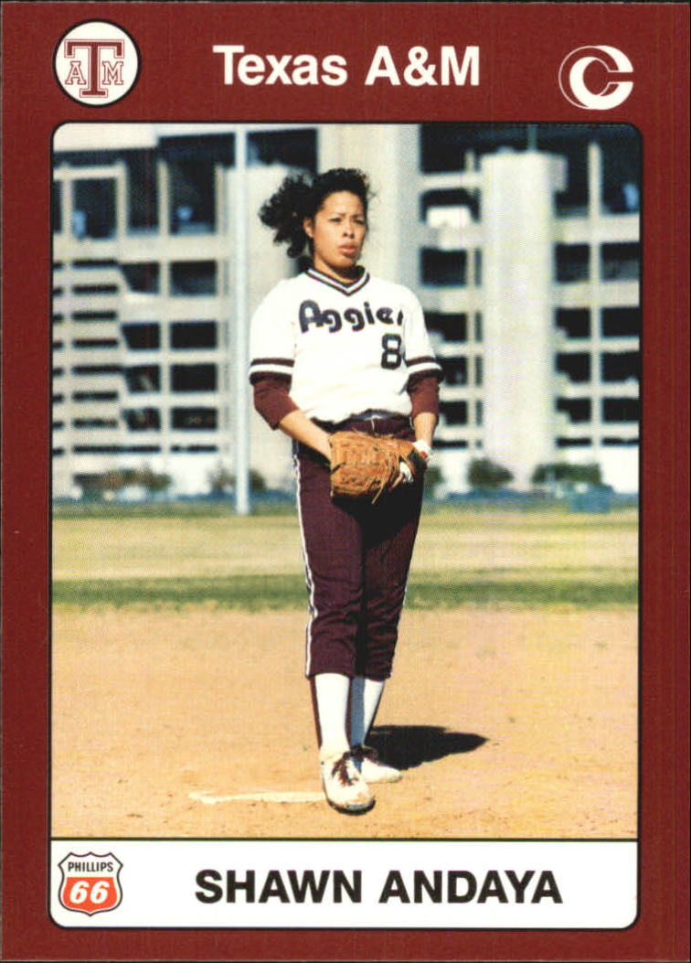 1991 Texas A&M Collegiate Collection #45 Sharon Andaya Softball