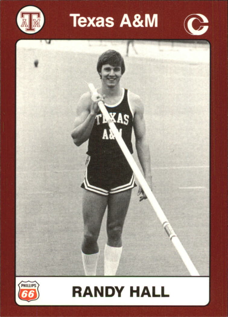 1991 Texas A&M Collegiate Collection #52 Randy Hall Track