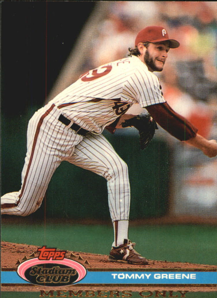1991 Stadium Club Members Only #3 Tommy Greene