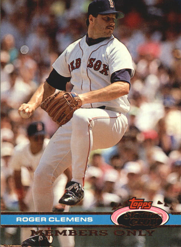 1991 Stadium Club Members Only #12 Roger Clemens