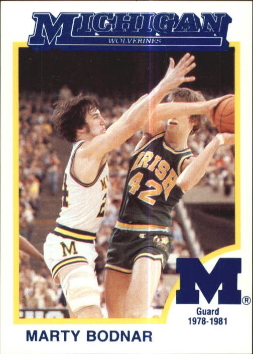 1991 Michigan #5 Marty Bodnar BK
