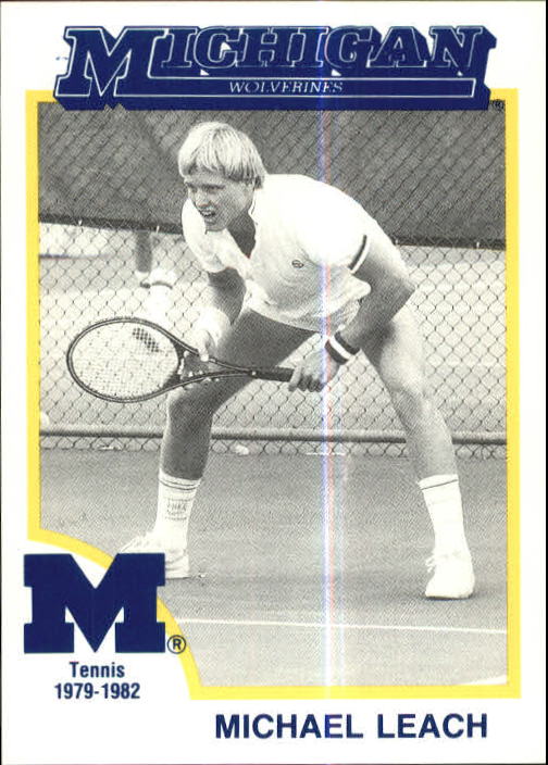 1991 Michigan #33 Michael Leach Tennis - NM-MT - The Stadium | Beckett ...