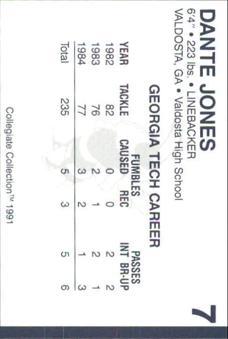 Georgia Tech Collegiate Collection 1991 (elige la tarjeta de la lista) C138 10-24 - Imagen 49 de 373