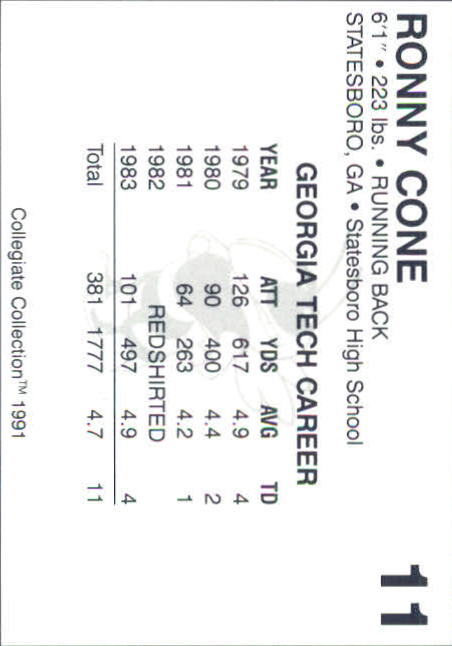 Georgia Tech Collegiate Collection 1991 (elige la tarjeta de la lista) C138 10-24 - Imagen 57 de 373