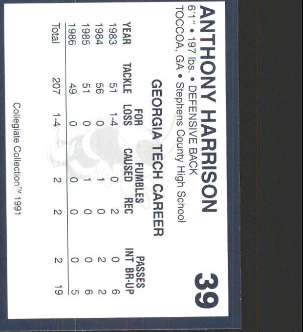 Georgia Tech Collegiate Collection 1991 (elige la tarjeta de la lista) C138 10-24 - Imagen 113 de 373