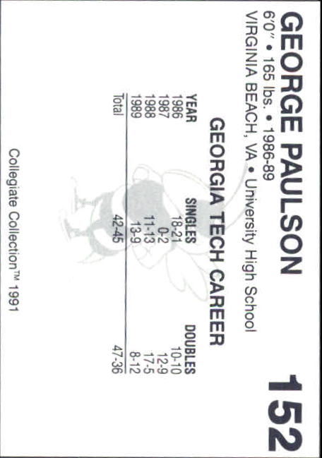 Georgia Tech Collegiate Collection 1991 (elige la tarjeta de la lista) C138 10-24 - Imagen 305 de 373