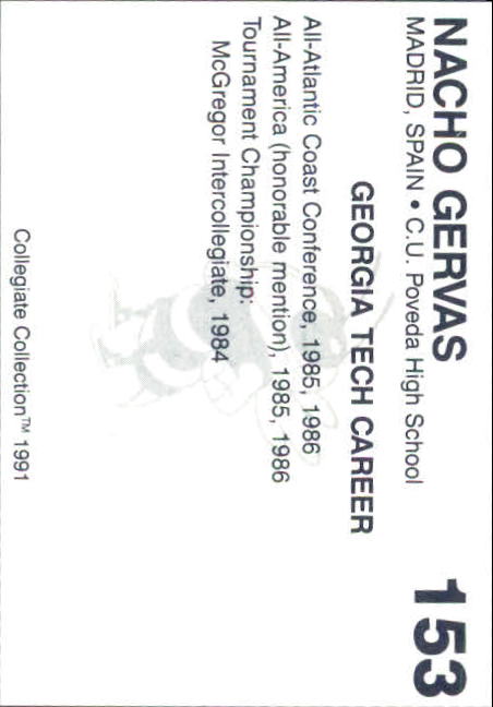 Georgia Tech Collegiate Collection 1991 (elige la tarjeta de la lista) C138 10-24 - Imagen 307 de 373