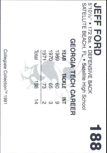 Georgia Tech Collegiate Collection 1991 (elige la tarjeta de la lista) C138 10-24 - Imagen 35 de 373