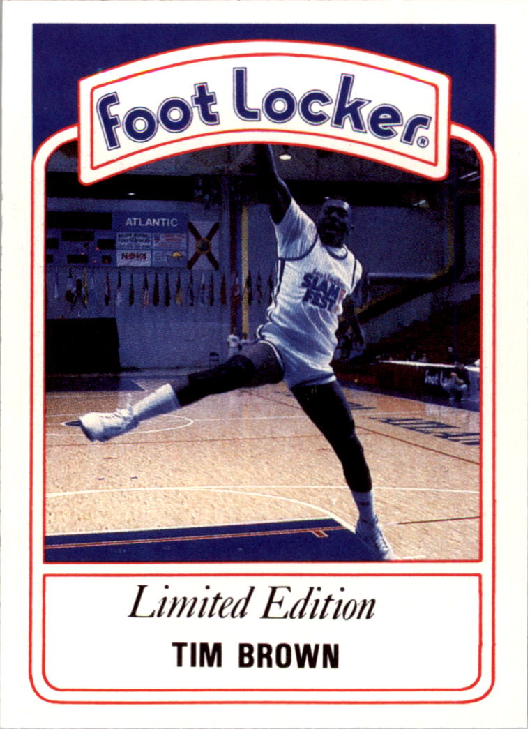 1991 Foot Locker Slam Fest #1-8 Tim Brown FB