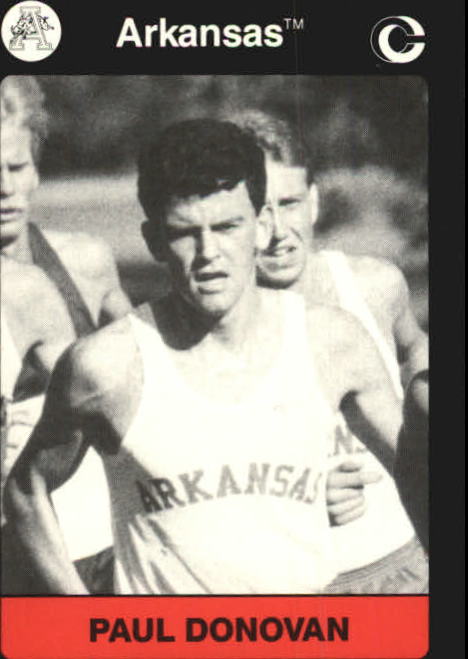 1991 Arkansas Collegiate Collection #24 Paul Donovan Track