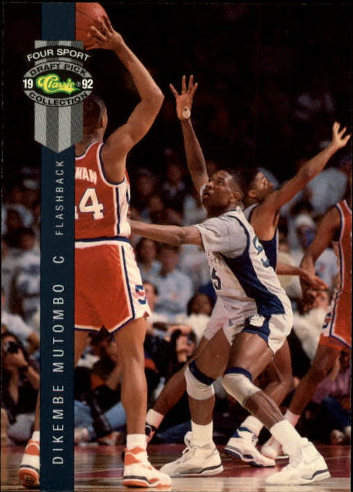 Lot - (Mint) 1991-92 Upper Deck Dikembe Mutombo Rookie NBA Draft