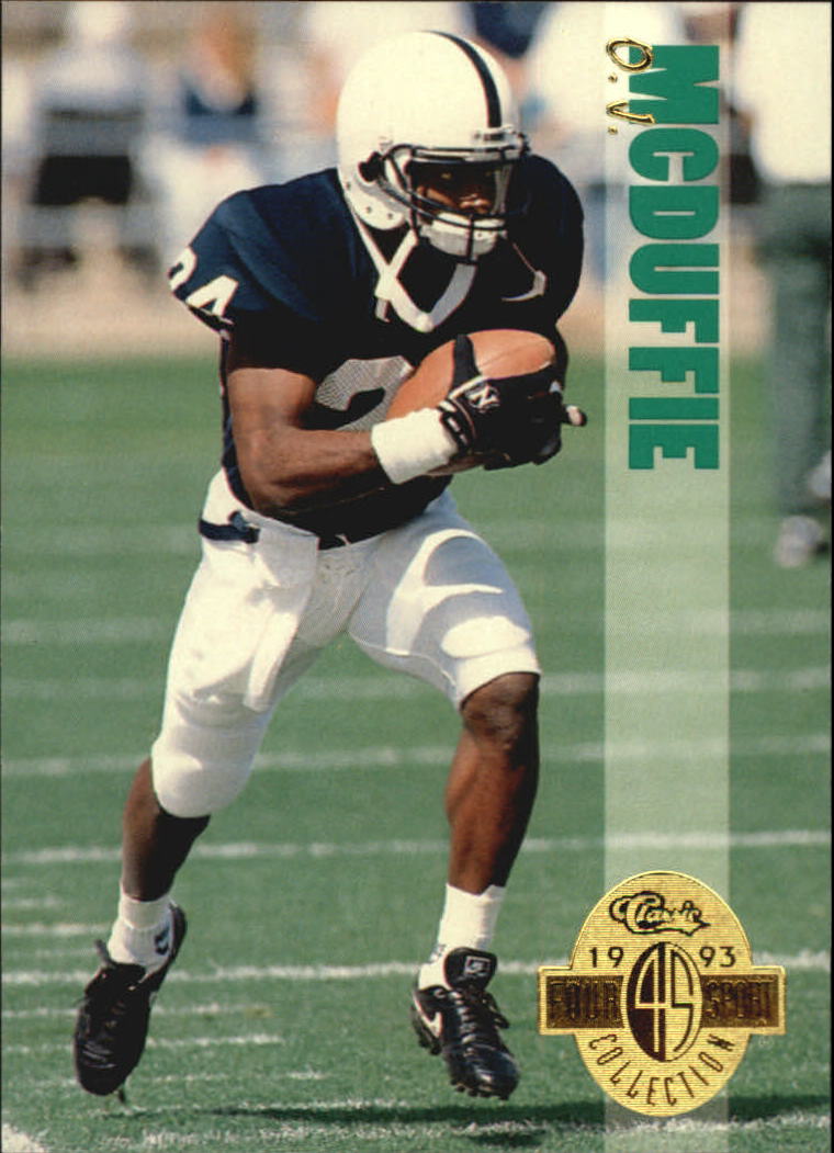 1993 Action Packed #186 O.J.McDuffie RC - ROOKIE - NM-MT