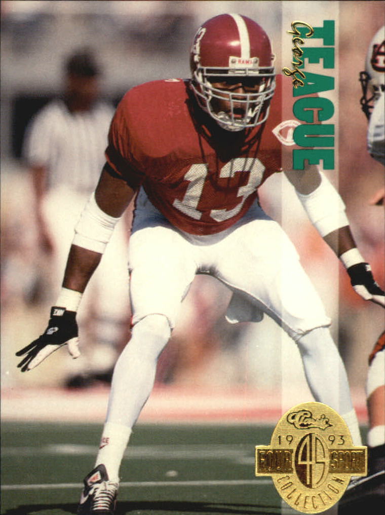 1993 Classic Four Sport #181 George Teague - Nm-mt - The Stadium 