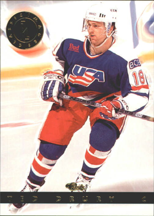 1993-94 Images Four Sport #38 Ted Drury