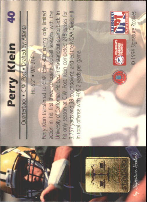 1994 Signature Rookies Gold Standard - #29 Mitch Berger (RC)