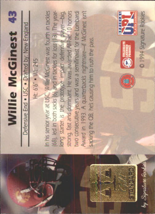 1994 Signature Rookies Gold Standard - #29 Mitch Berger (RC)