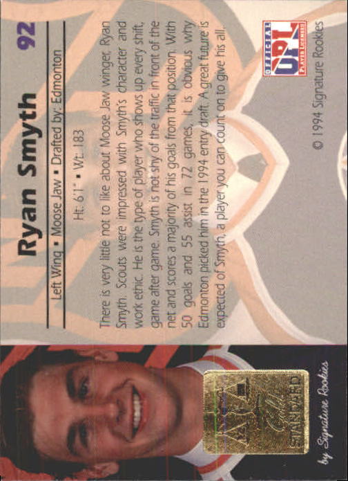 1994 Signature Rookies Gold Standard - #29 Mitch Berger (RC)