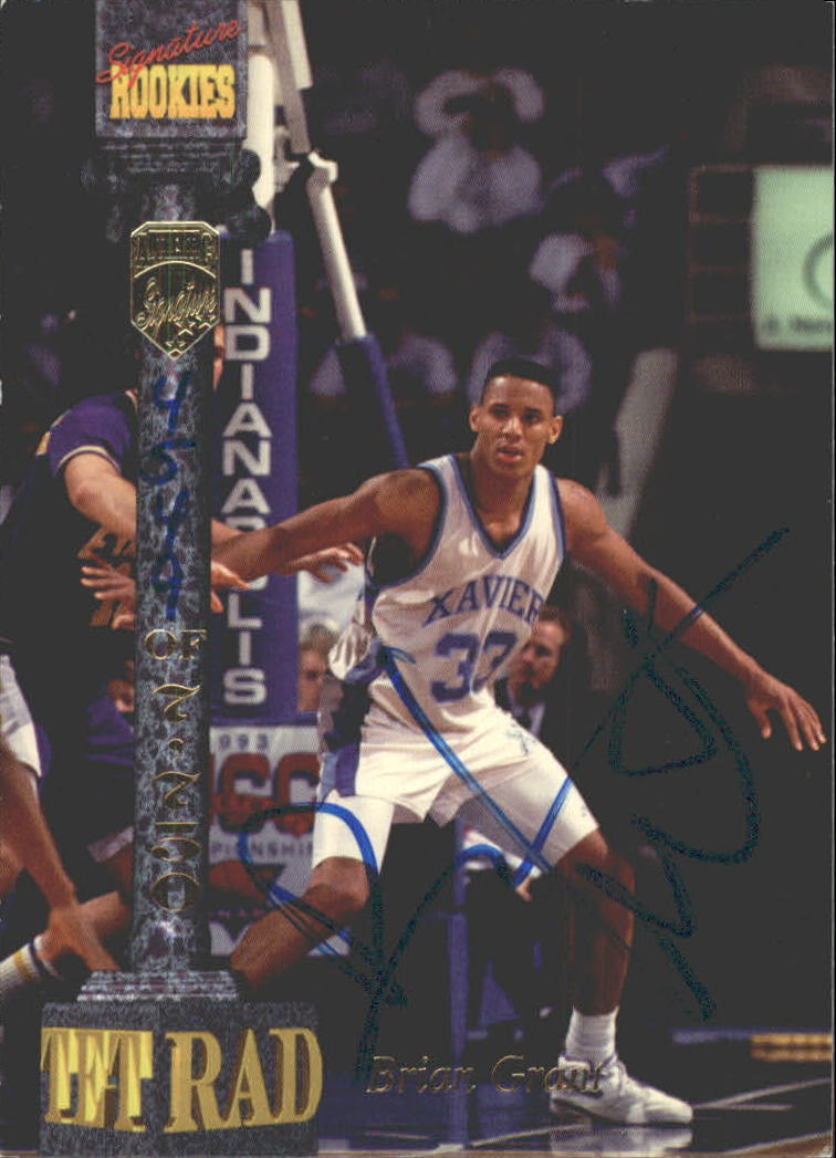 1994 Signature Rookies Tetrad Autographs #54 Brian Grant