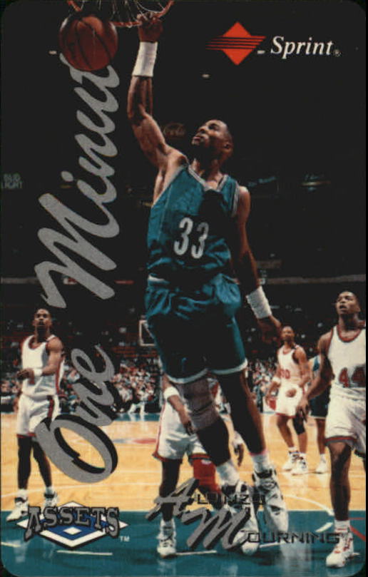 1994-95 Assets Phone Cards One Minute #15 Alonzo Mourning