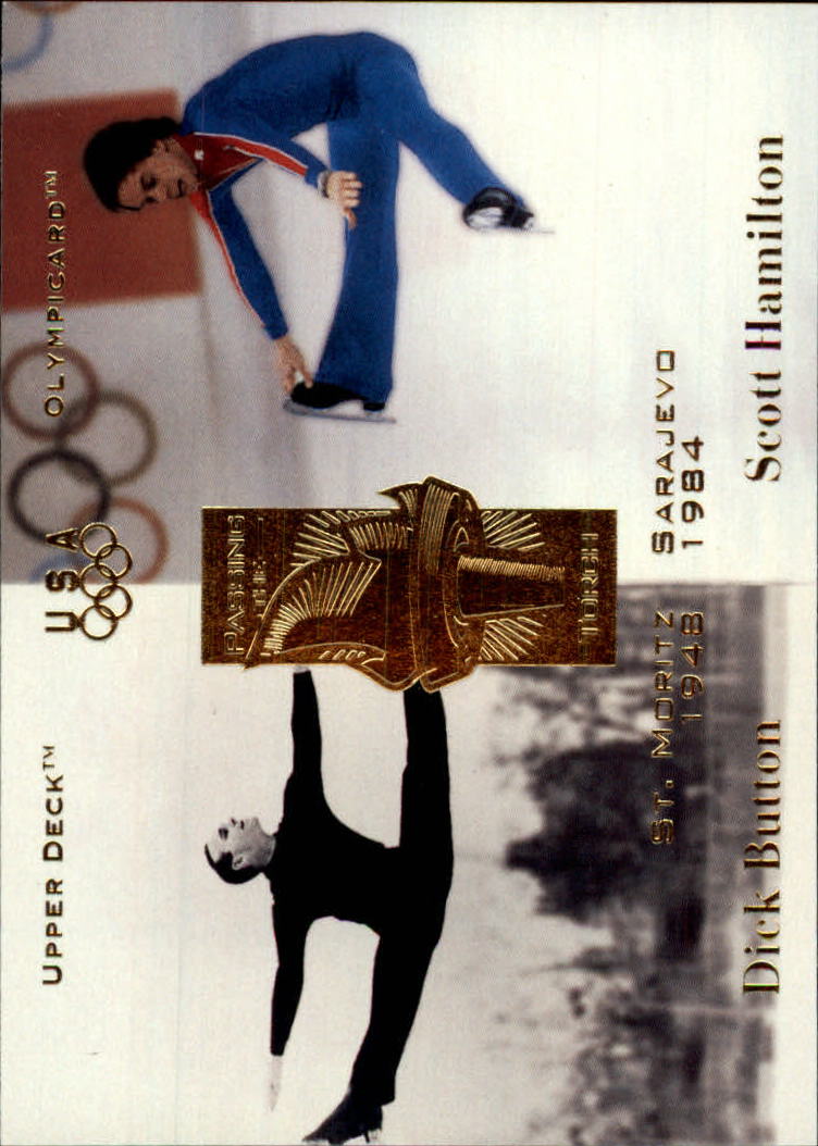 1996 Upper Deck U.S. Olympic #127 Dick Button/Scott Hamilton