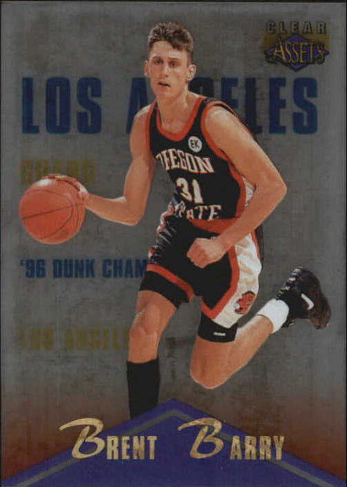 1996 Clear Assets #18 Brent Barry