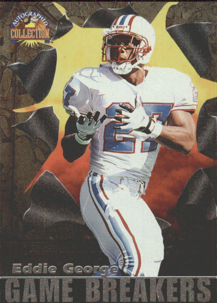 1996-97 Score Board Autographed Collection Game Breakers #GB23 Eddie George