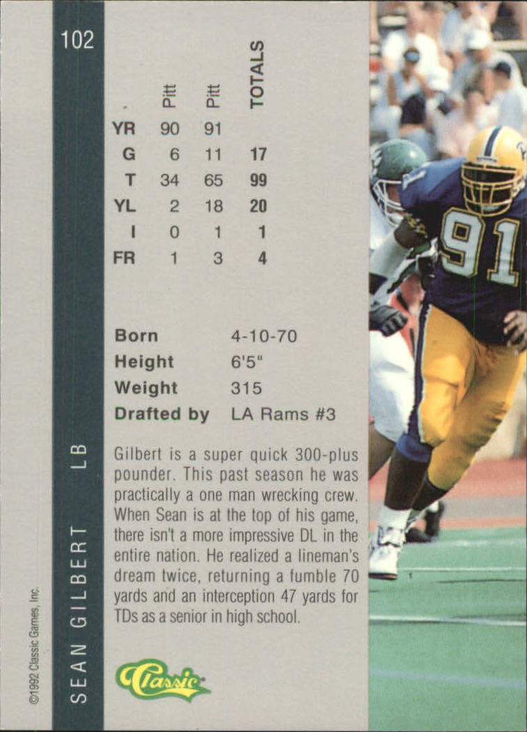 B4625- 1992 Classic Four Sport Gold Card #s 1-250 -You Pick- 15+ FREE US SHIP - Picture 155 of 351