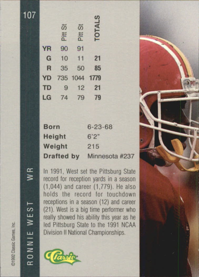 B4625- 1992 Classic Four Sport Gold Card #s 1-250 -You Pick- 15+ FREE US SHIP - Picture 163 of 351