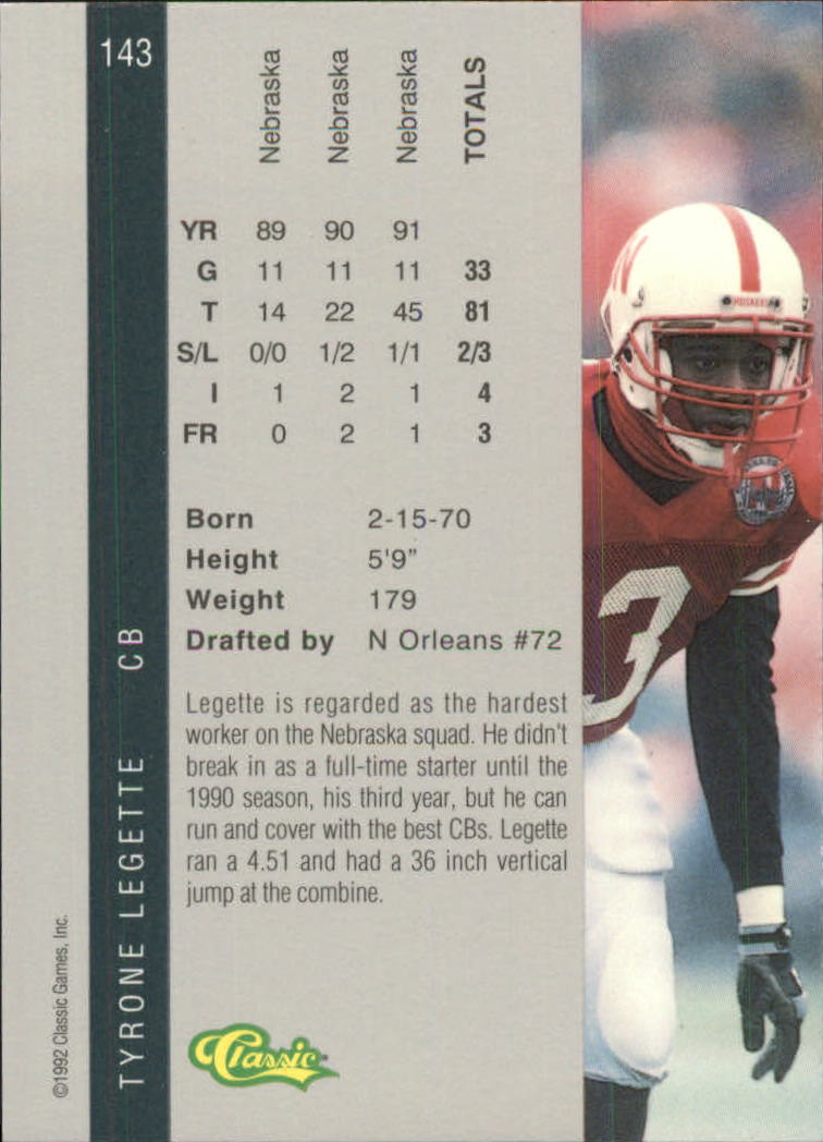 B4625- 1992 Classic Four Sport Gold Card #s 1-250 -You Pick- 15+ FREE US SHIP - Picture 219 of 351
