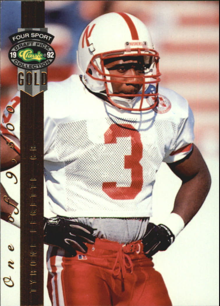 1992 Classic Four Sport Gold #143 Tyrone Legette - NM-MT