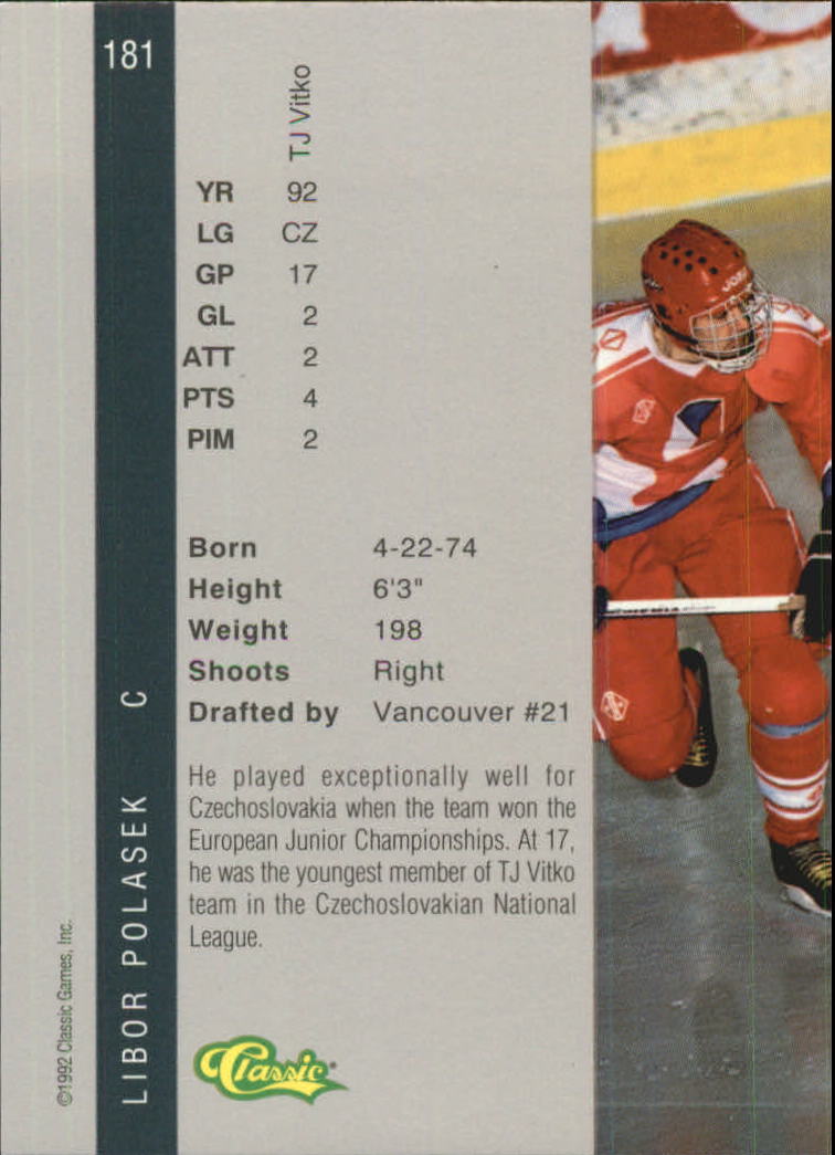 B4625- 1992 Classic Four Sport Gold Card #s 1-250 -You Pick- 15+ FREE US SHIP - Picture 261 of 351