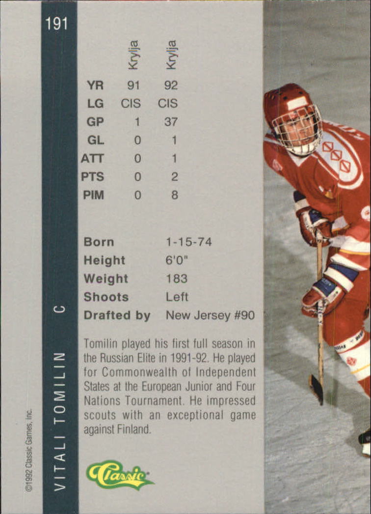 B4625- 1992 Classic Four Sport Gold Card #s 1-250 -You Pick- 15+ FREE US SHIP - Picture 279 of 351