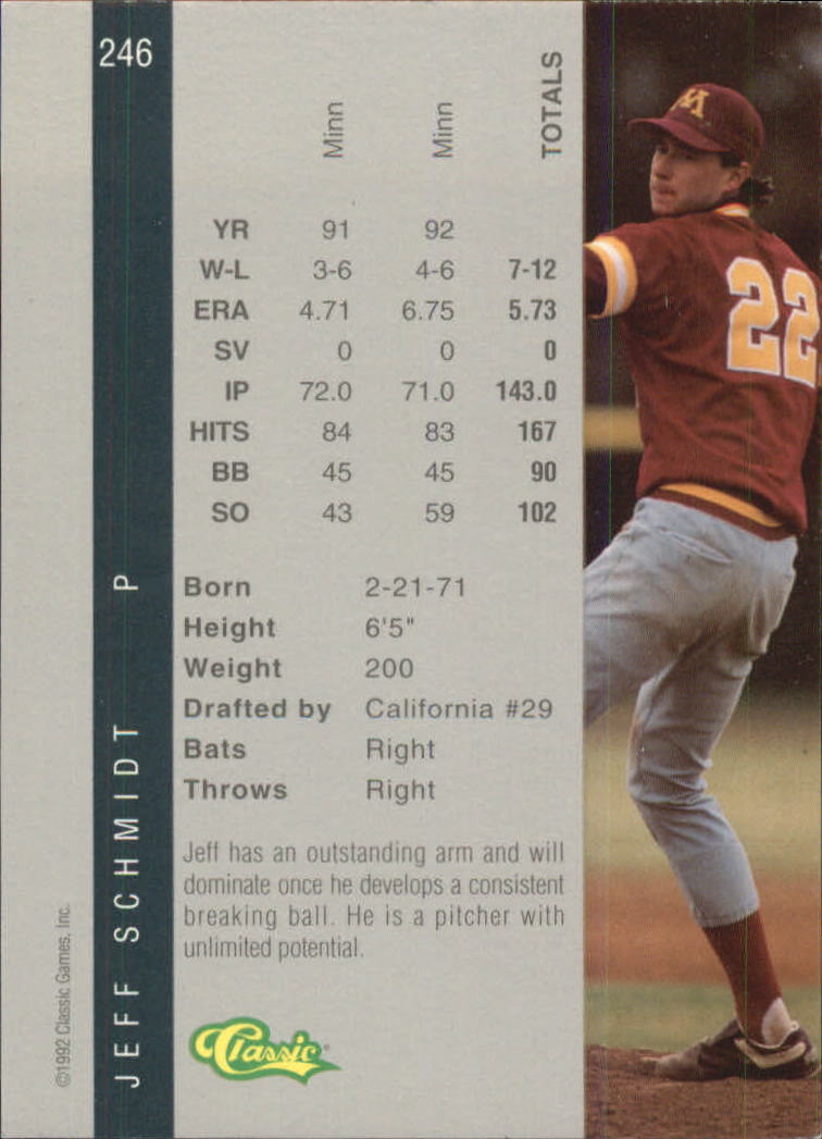 B4625- 1992 Classic Four Sport Gold Card #s 1-250 -You Pick- 15+ FREE US SHIP - Picture 343 of 351