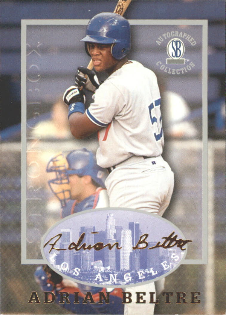 1997-98 Score Board Autographed Collection Strongbox #49 Adrian Beltre