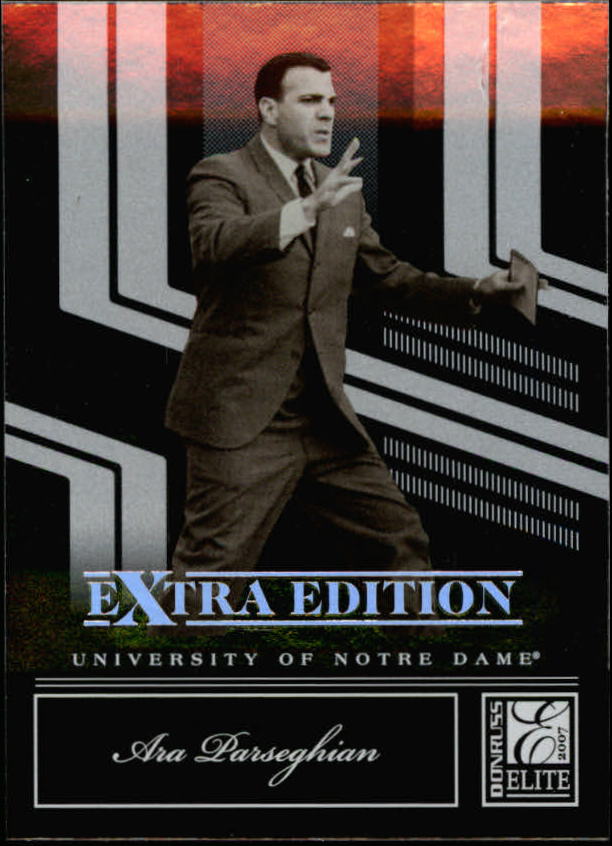 2007 Donruss Elite Extra Edition #66 Ara Parseghian