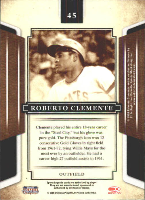 B5619- 2008 Donruss Sports Legends 1-150 +Inserts -You Pick- 15+ FREE US SHIP