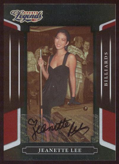 2008 Donruss Sports Legends Signatures Mirror Red #79 Jeanette Lee/1013