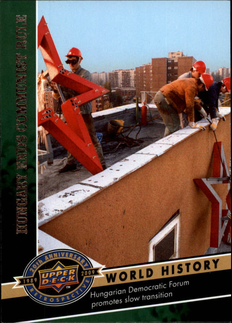 2009 Upper Deck 20th Anniversary #118 Hungary Ends Communist Rule