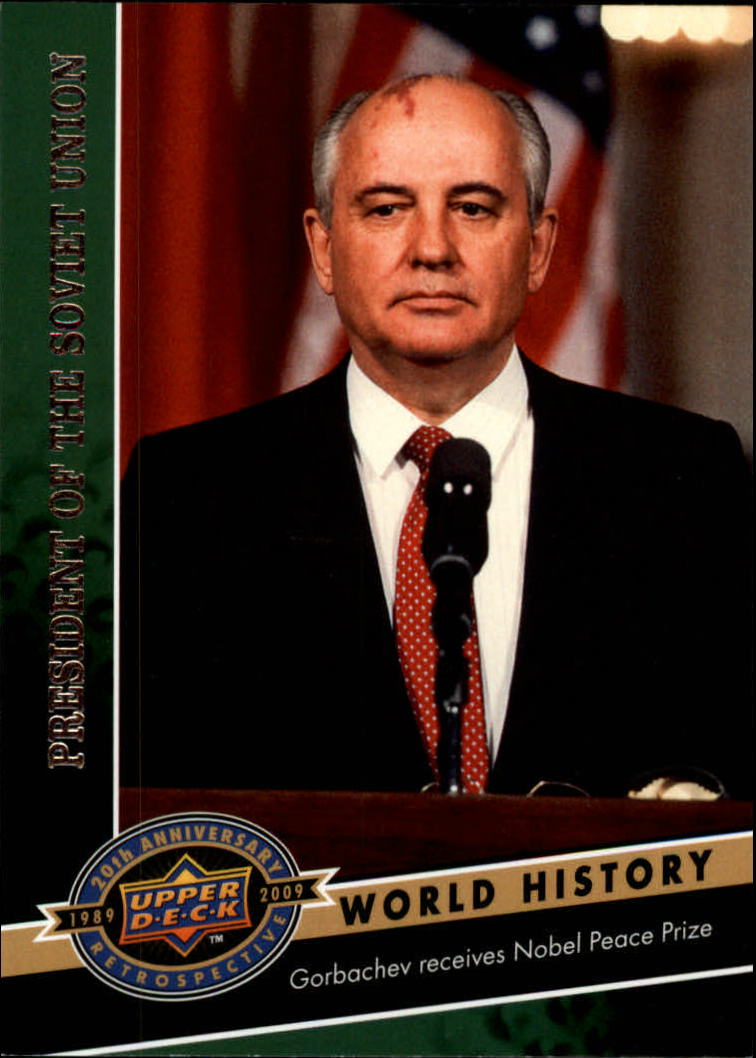 2009 Upper Deck 20th Anniversary #161 Mikhail Gorbachev