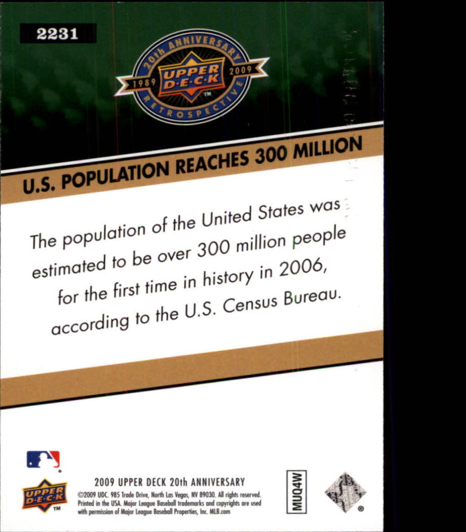 2009 Upper Deck Multi-Sport 20th Anniverary Singles - You Choose