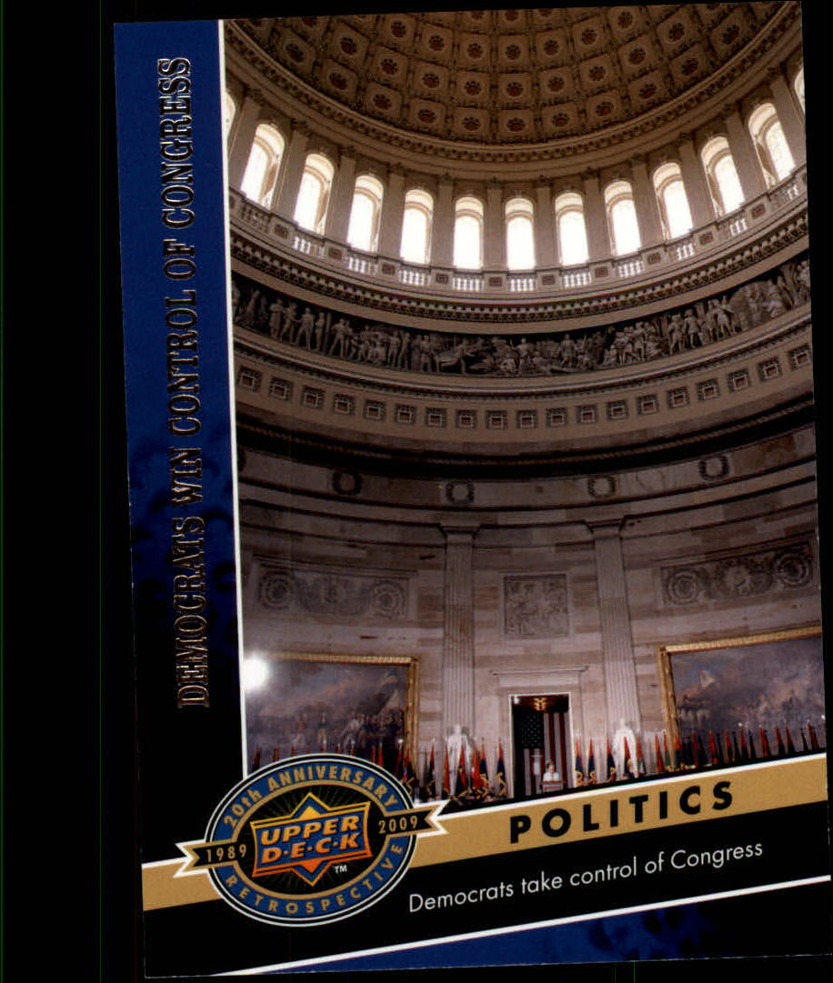 2009 Upper Deck 20th Anniversary #2236 Democrats Win Control of Congress