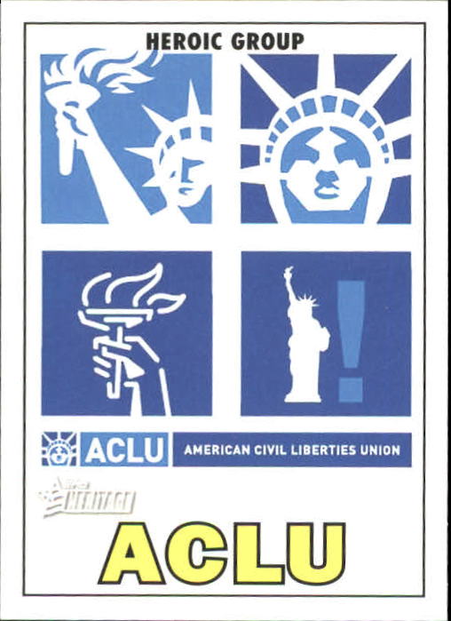 2009 Topps American Heritage Heroes #60 ACLU