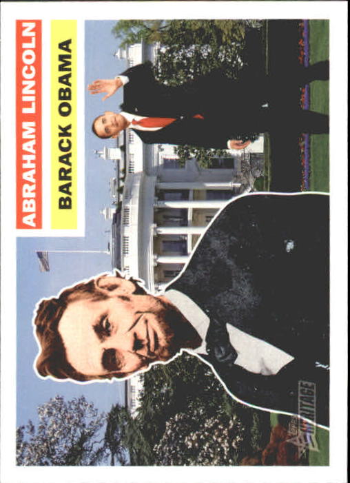 2009 Topps American Heritage Heroes #143 Abraham Lincoln/Barack Obama SP