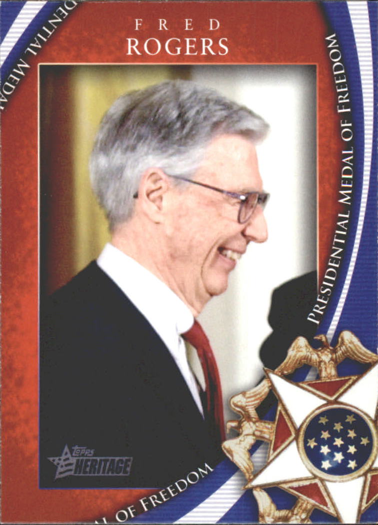2009 Topps American Heritage Heroes Presidential Medal of Freedom #MOF24 Fred Rogers