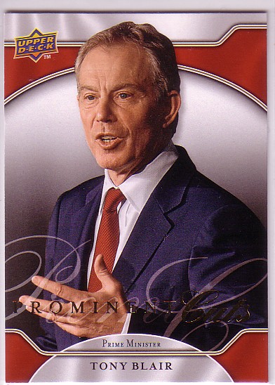 2009 Upper Deck Prominent Cuts #2 Tony Blair