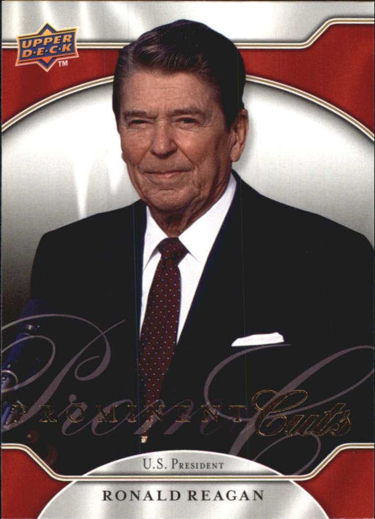 2009 Upper Deck Prominent Cuts #19 Ronald Reagan