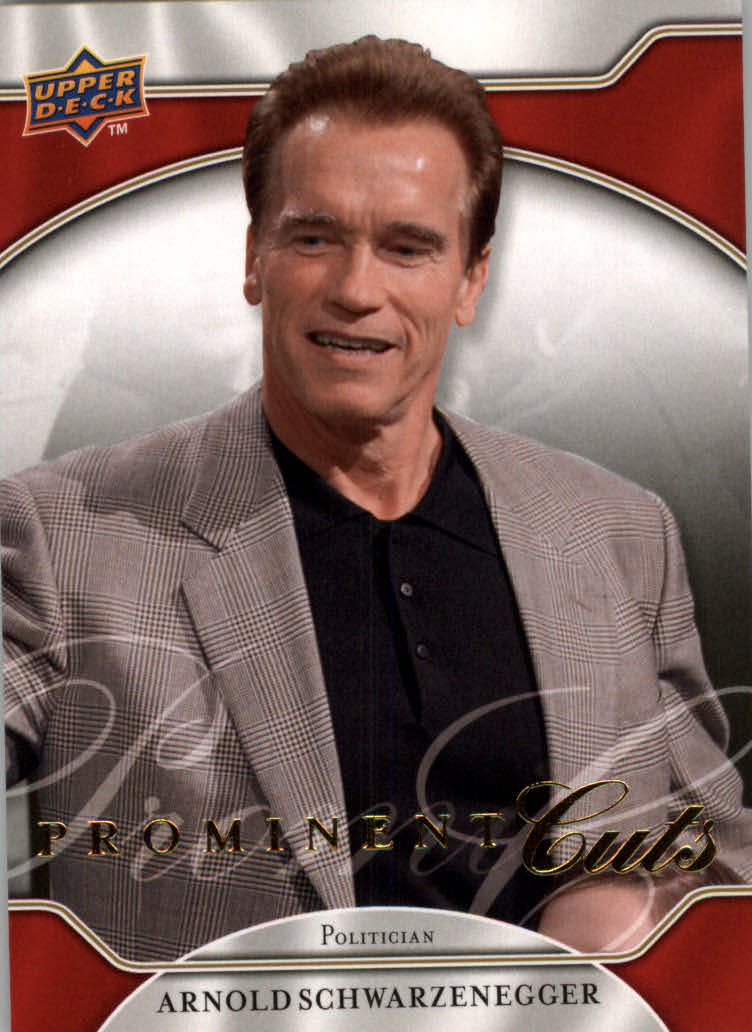 2009 Upper Deck Prominent Cuts #21 Arnold Schwarzenegger
