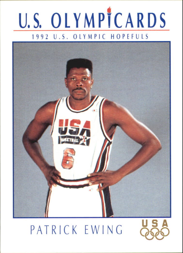 1992 Impel U.S. Olympic Hopefuls #10 Patrick Ewing BK