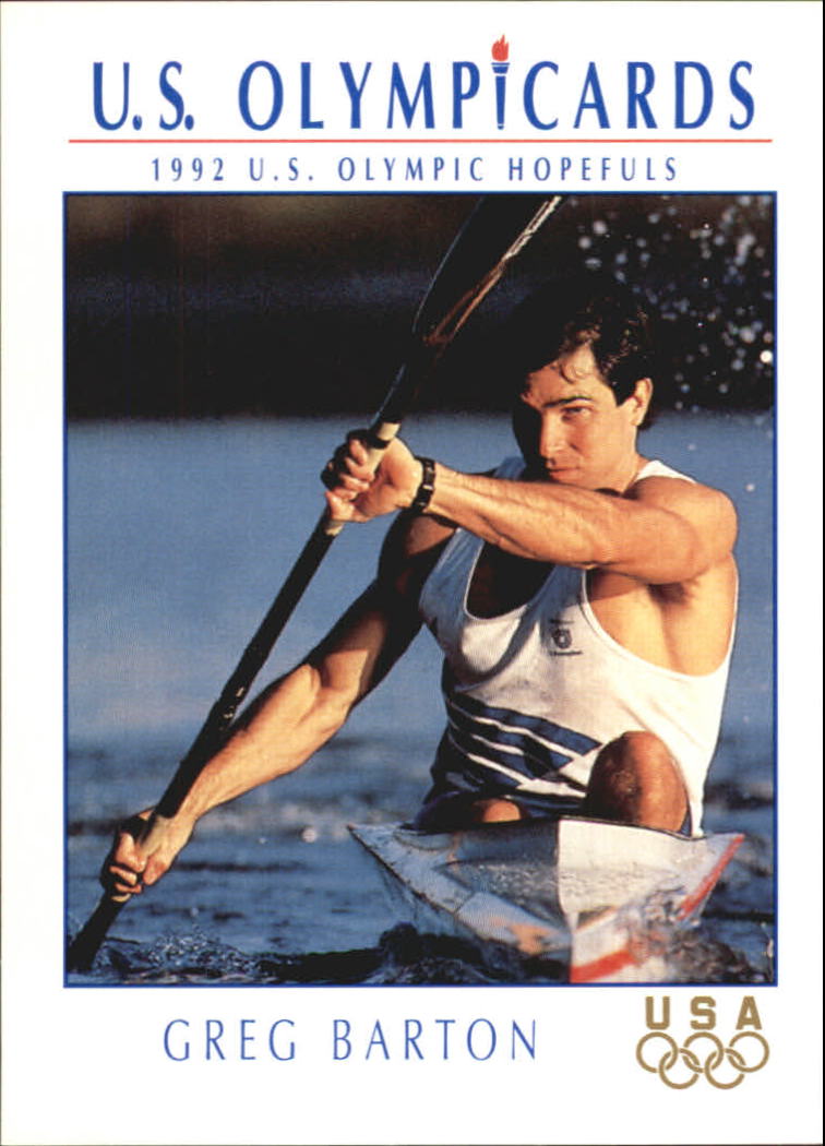 1992 Impel U.S. Olympic Hopefuls #28 Greg Barton/Canoe/Kayak